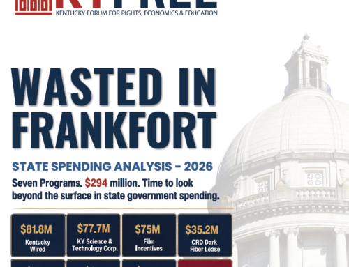 Release: Wasted In Frankfort: KYFREE flags $294 million in state spending